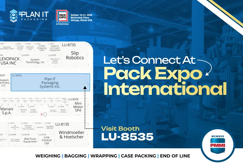 Pre-show social graphic inviting visitors to booth LU-8535